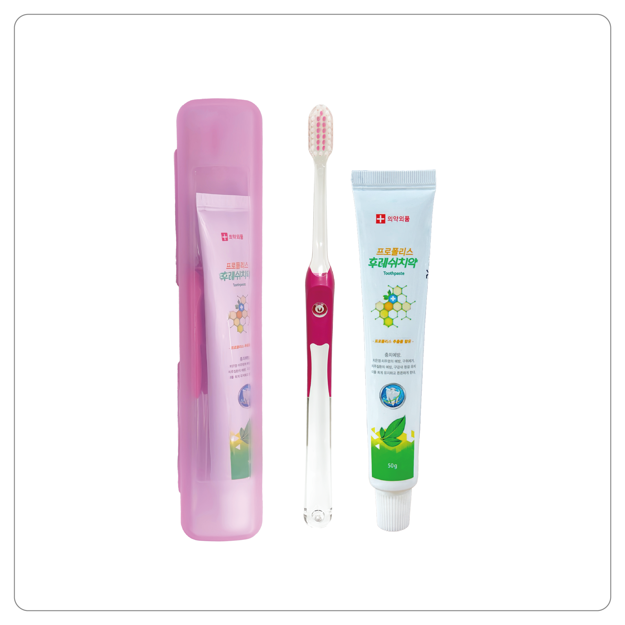 칫솔치약세트[삼색] 특판