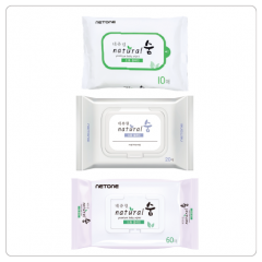 네츄럴 숨 물티슈 10매ㆍ20매ㆍ60매