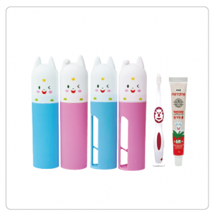 캐릭터 칫솔치약세트-사자